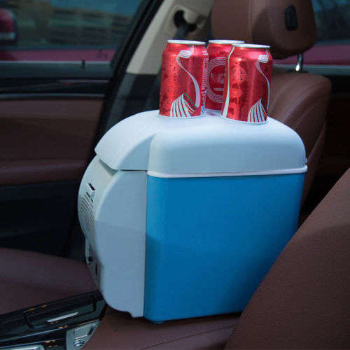 Portable Mini Car Fridge Freezer 12V 7.5L Cooler Warmer Refrigerator for Travel