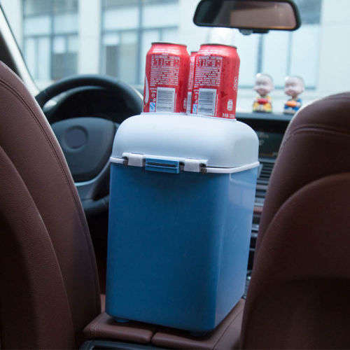 Portable Mini Car Fridge Freezer 12V 7.5L Cooler Warmer Refrigerator for Travel