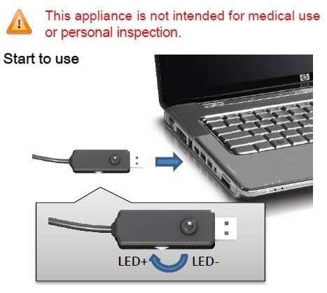 7M USB Waterproof Endoscope Borescope Snake Inspection Camera