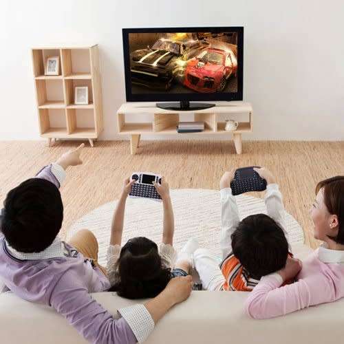 Wireless Mini Keyboard with Touchpad for Android TV Box and XBOX360/PS3 and PC Black