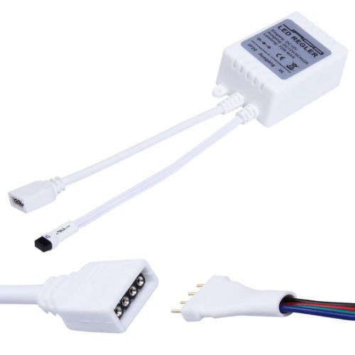 5M RGB 3528 SMD Waterproof 300 LED String Strip Light + IR Remote 12V Power