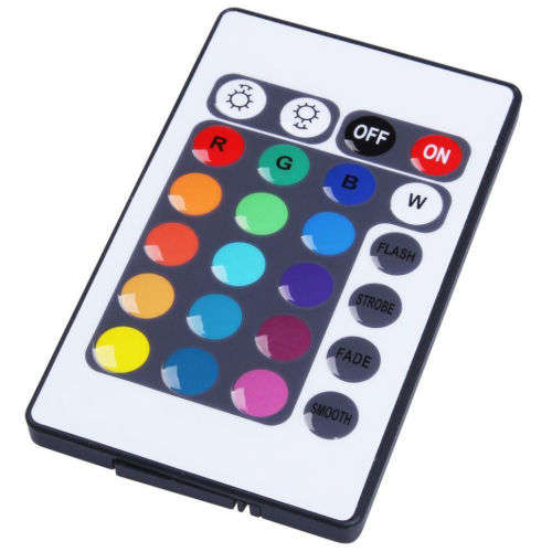 5M RGB 3528 SMD Waterproof 300 LED String Strip Light + IR Remote 12V Power