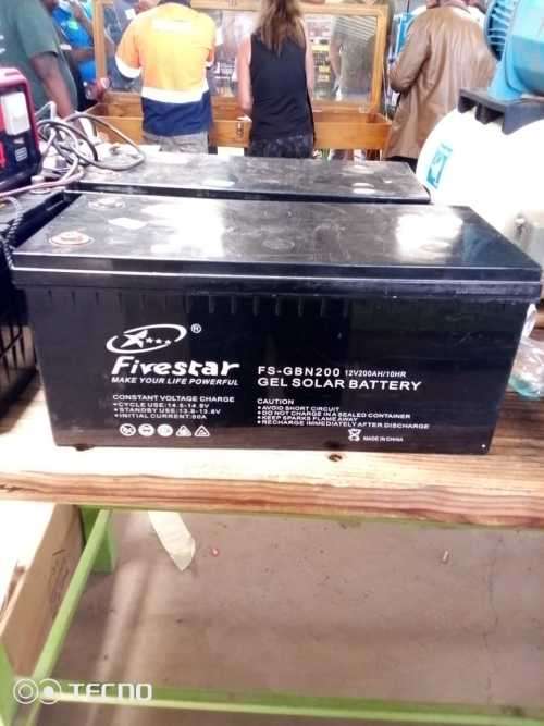 FiveStar DEEP CYCLE GEL BATTERY 200AH 12V