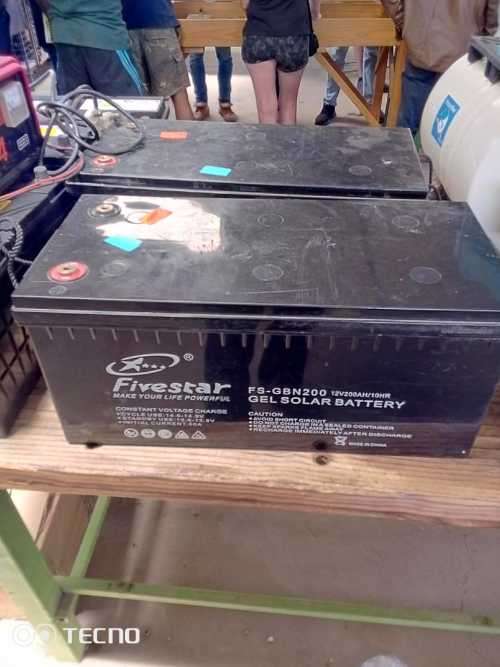 FiveStar DEEP CYCLE GEL BATTERY 200AH 12V