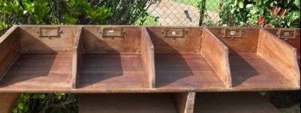 WOODEN DESK ORGANIZER