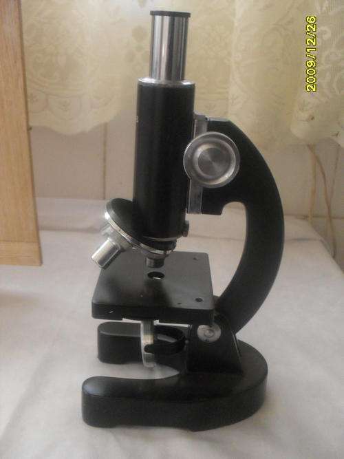 ### INTRAS MICROSCOPE IN ORIGINAL WOODEN BOX ##