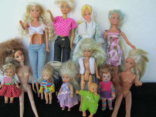 Lot of 13 Dolls (Simba, Kid Kore and no-name)