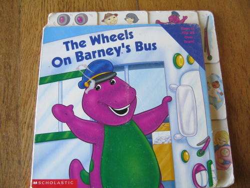 The Wheels On Barney's Bus. Board Book