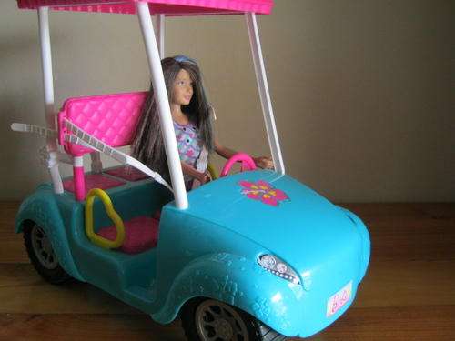 Barbie Golf Cart
