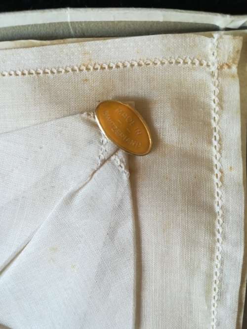 Vintage Swiss Made Embroidered Handkerchiefs (3)