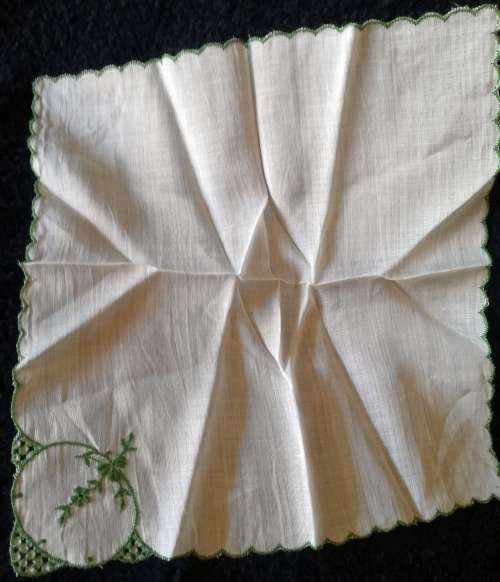 Vintage Embroidered Handkerchiefs (8)