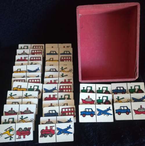 Wooden Educational Matching Toy (Childrens' Dominoes)