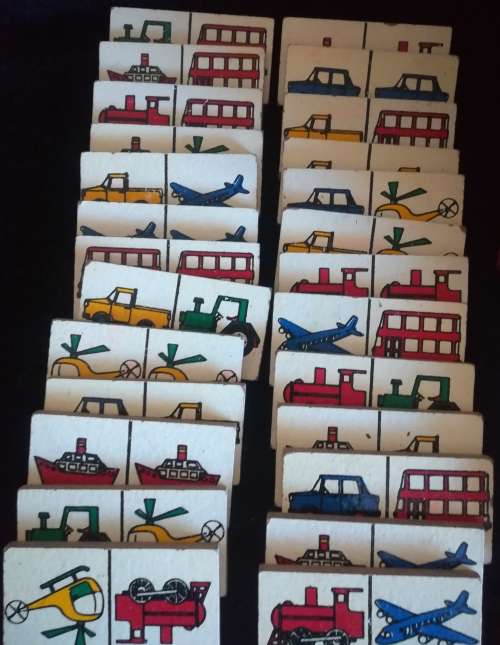 Wooden Educational Matching Toy (Childrens' Dominoes)