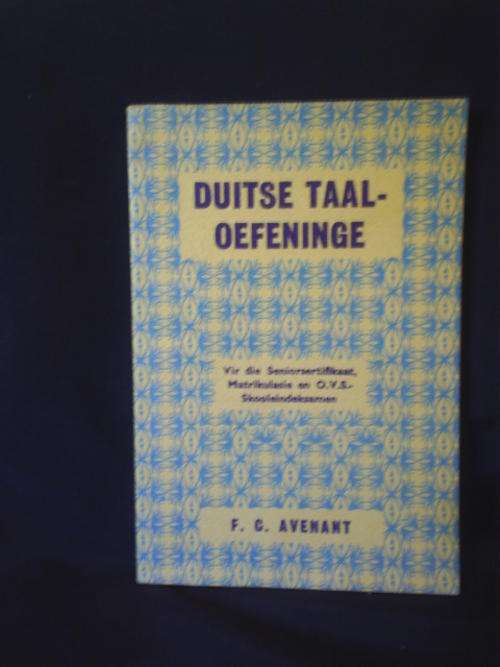 Duitse Taaloefeninge - FC Avenant 1960