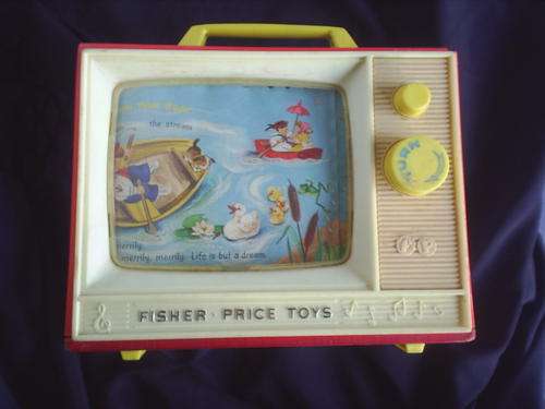 Fisher Price Giant Screen  Music Box TV (1964)