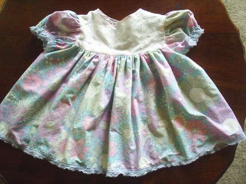 Dress For Doll Or Teddy (Length 37cm)