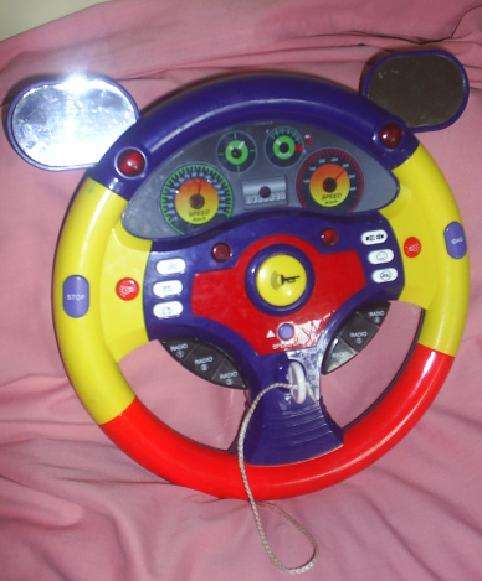 Toy Steering Wheel (28cm) Please see description.