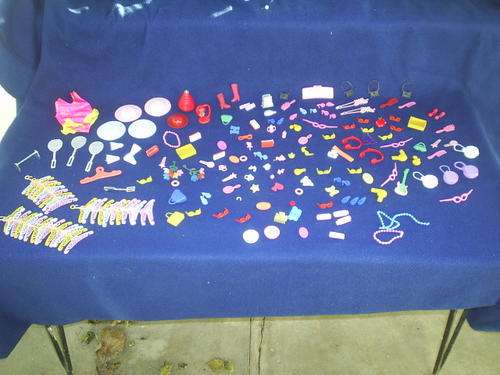 Lot Of 182 Doll Accessories