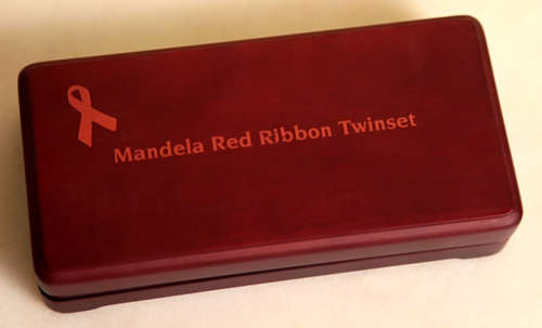 2012 Mandela Red Ribbon Twin Set