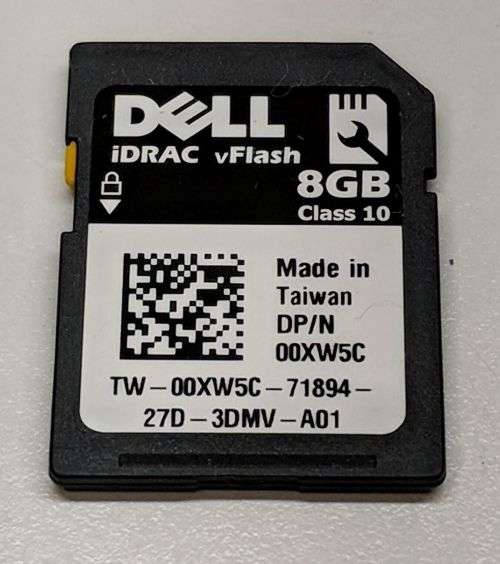 Dell 8GB iDRAC vFlash SD Card (P/N 626K1)