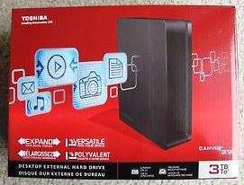 Toshiba Canvio Desktop external hard drive - 3.0 TB