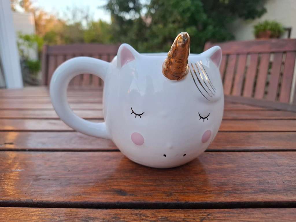 Unicorn novelty mug