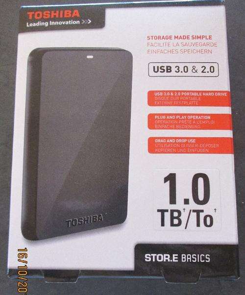Toshiba STOR.E Basics 1 TB external hard drive