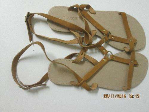 Brown gladiator style sandals - size 8