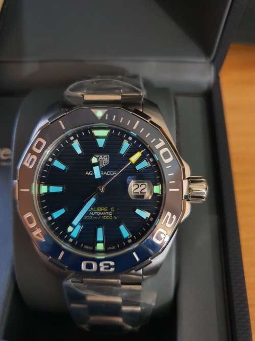 TAG Heuer Aquaracer Calibre 5 Automatic Blue Dial