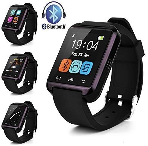 U8 Smart Watch. Bluetooth pair and control your cell phone. Black + White colors