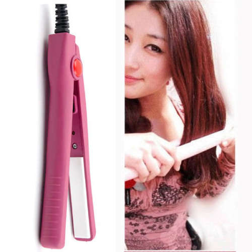 Professional Slim Ceramic Hair Straightener. Black + Pink colors available