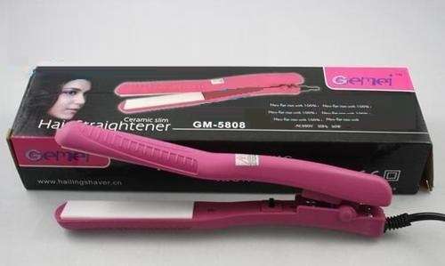 Professional Slim Ceramic Hair Straightener. Black + Pink colors available