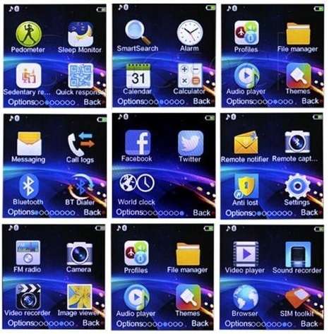 Local Stock. Smart Watch Phone with onboard call function and camera. Black, Silver, Gold colors