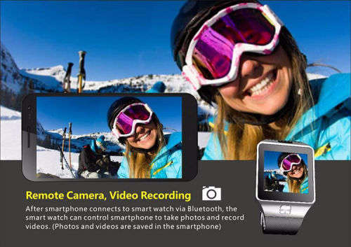 Local Stock. Smart Watch Phone with onboard call function and camera. Black, Silver, Gold colors