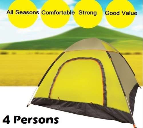 4 Persons Camp Tent. Good Quality. All Seasons.