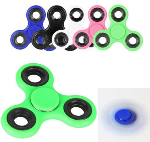 Stress Relieving Fidget Spinner. Multicolours