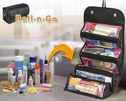 Multi Storage Cosmetic Bag. Your travel buddy. Holds everything neatly in seperate compartments.