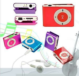 Metalic MP3 Player. Can also be used as a USB Storage device.