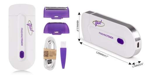 Instant & Pain Free Electric Shaver. Safe to touch. Safe on all skin tones