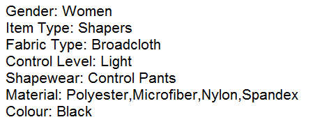 Hot Shapers Slimming Pants. For Great Looking Body. Available in XL, XXL AND 3XL size.