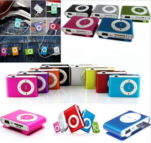 Metalic MP3 Player. Can also be used as a USB Storage device.