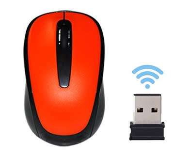 Wireless Mouse 2.4GHZ. Assorted colors.