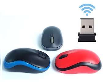 Wireless Mouse 2.4GHZ. Assorted colors.