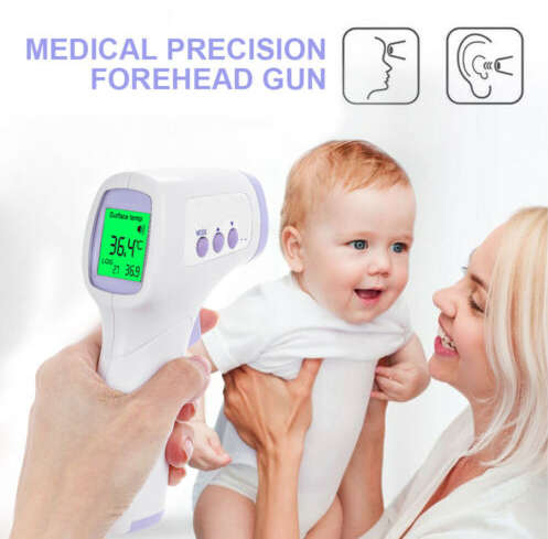 Non Contact Infrared Thermometer. 1 Second Rapid and Accurate Measurement.