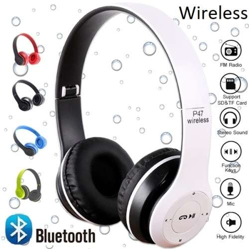 Wireless HD Bass Headphones. FM, SD, USB, Bluetooth. Comfortable feel. Excellent Quality.
