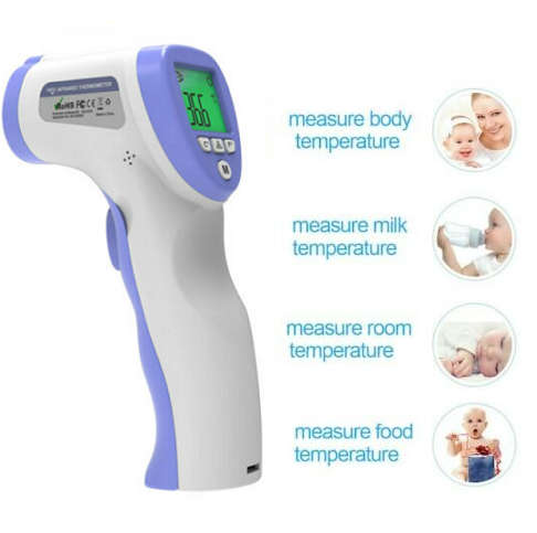 Non Contact Infrared Thermometer. 1 Second Rapid and Accurate Measurement.