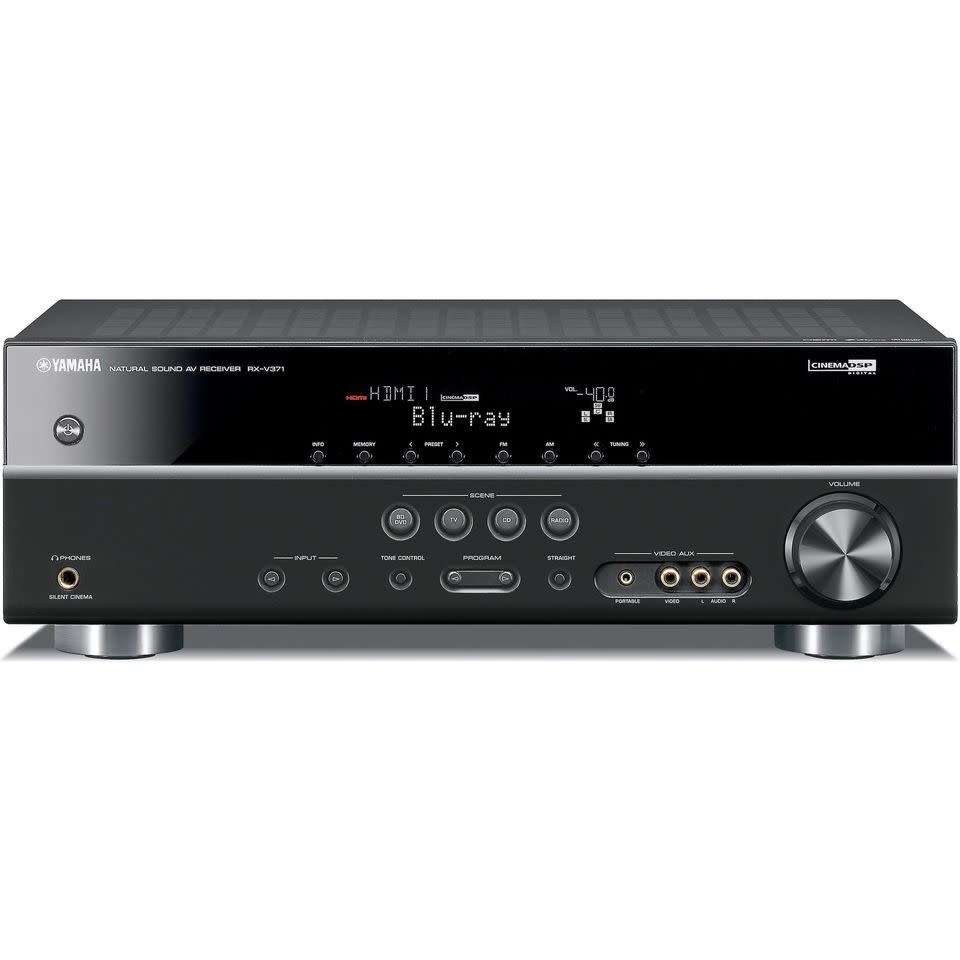 Yamaha RX-V371 Receiver + 5 Satellite Speakers/ 100Watts / 5.1 Dolby TrueHD & DTS-HD