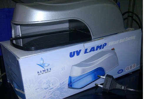 9W UV Gel Curing Lamp (Silver)