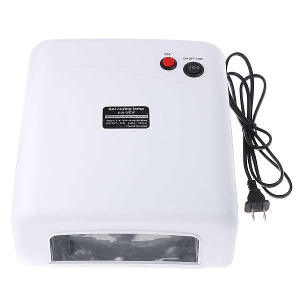 Nail Art UV Lamp Gel Curing Tube 36W 220V