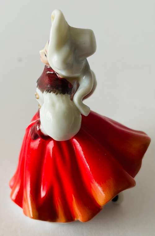 Royal Doulton Christmas Skater M220 Rare Miniature